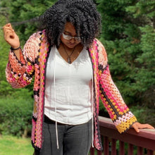 Load image into Gallery viewer, covi cardi crochet pattern