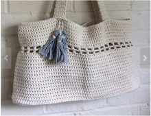 Load image into Gallery viewer, The Bon Boy-age Crochet Beach Bag