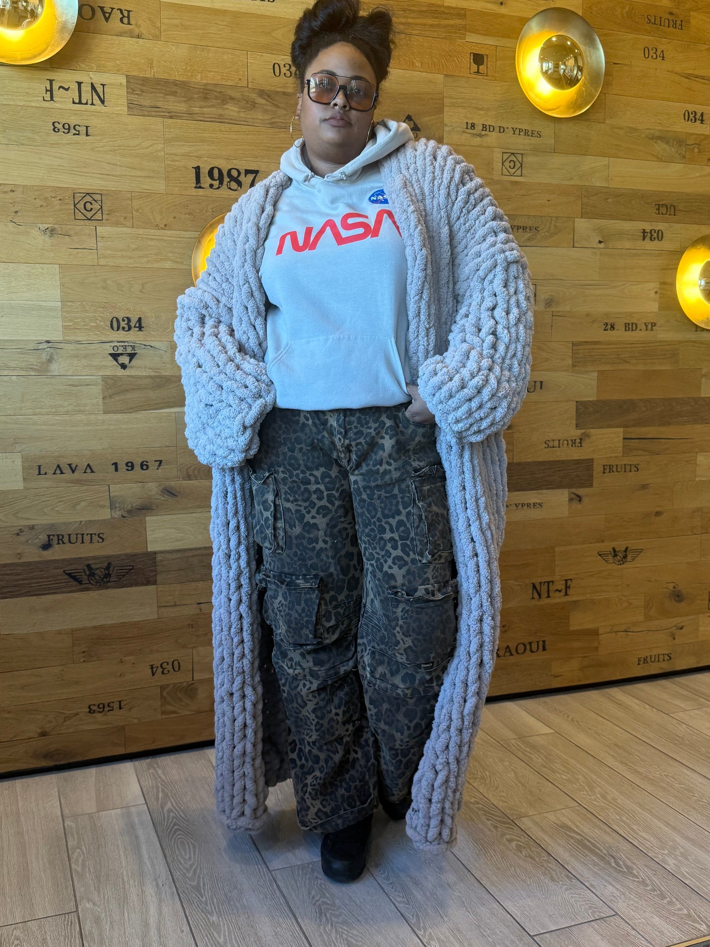 Chunky Blanket Duster (truffle)