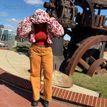 Load image into Gallery viewer, Chunky Blanket Cardigan  and hat set - Multi colorway