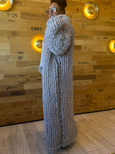 Load image into Gallery viewer, Chunky Blanket Duster (truffle)