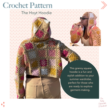 Load image into Gallery viewer, Crochet Pattern . . . The Hoyt Hoodie
