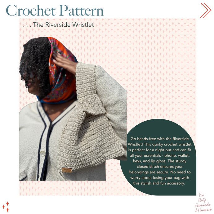 Crochet Pattern: Riverside Wristlet