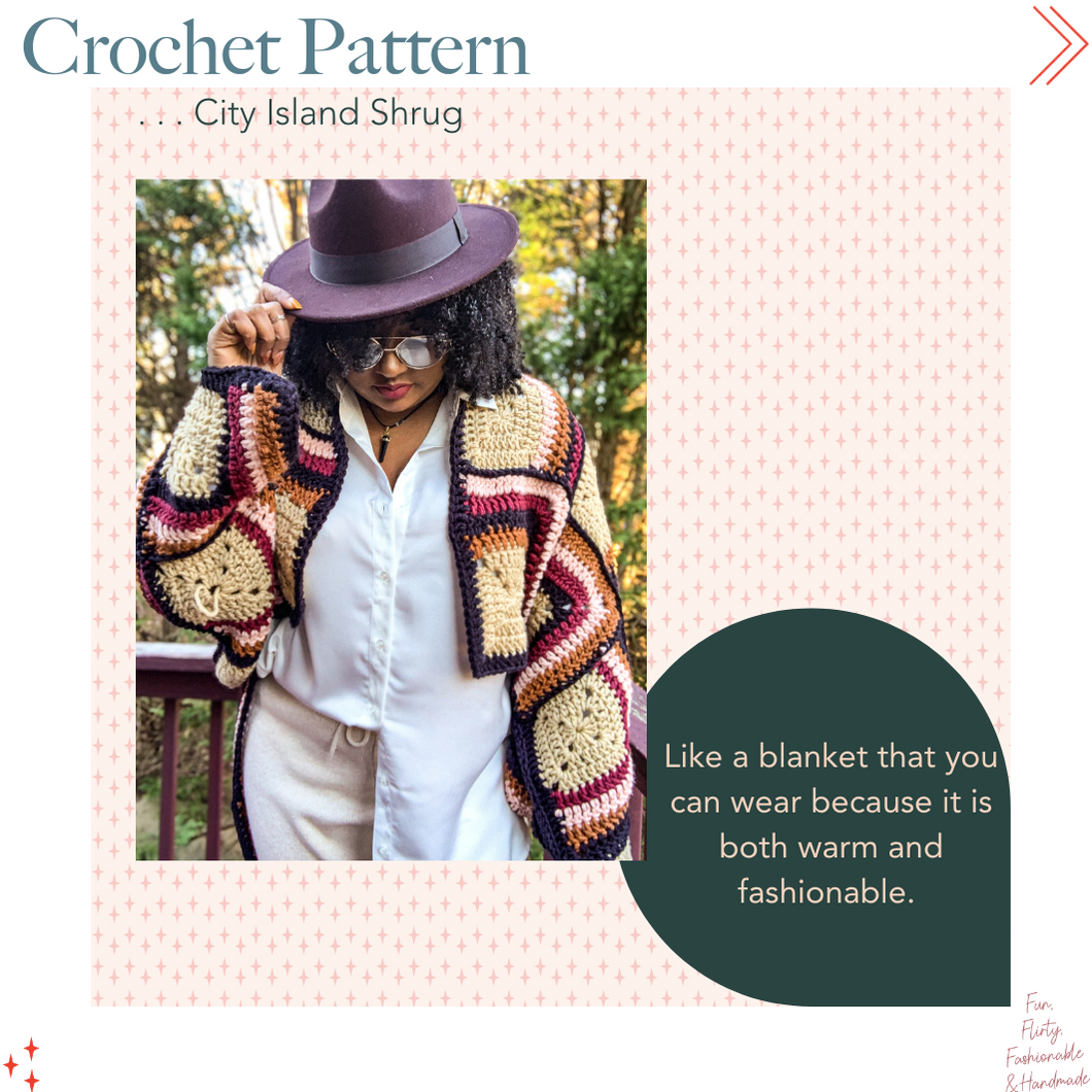 city island shrug crochet pattern