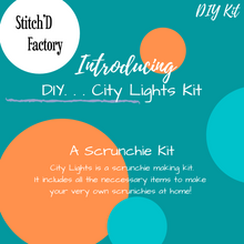 Load image into Gallery viewer, DIY . . . City Lights Scrunchie Kit