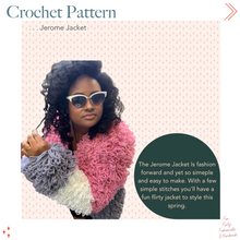 Load image into Gallery viewer, Crochet Pattern: The Jerome Jacket
