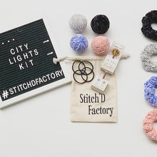 Load image into Gallery viewer, City lights scrunchie kit