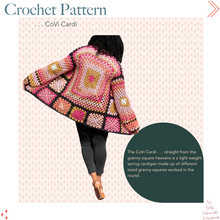 Load image into Gallery viewer, Covi cardi crochet patterm