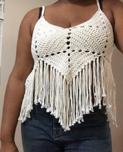 Load image into Gallery viewer, Pattern . . . The Honey Fringe Top