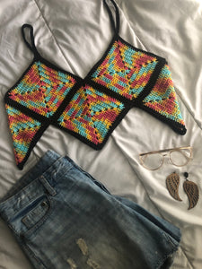 THE SASSY SORBET Crochet Top