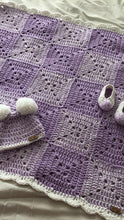 Load image into Gallery viewer, Tiny Human Bundle. . . Blanket , booties and a beanie